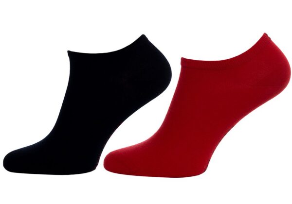 Tommy Hilfiger Woman's 2Pack Socks 343024001 Red/Navy Blue