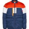 Tommy Jeans Átmeneti dzseki  sötétkék / világos narancs / világospiros / fehér-hu