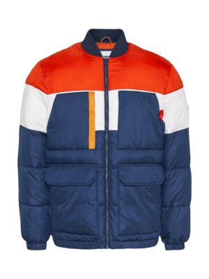 Tommy Jeans Átmeneti dzseki  sötétkék / világos narancs / világospiros / fehér-hu