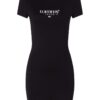 Tommy Jeans Dress - TJW ESS LOGO 1 BODYCON DRESS black