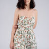 Tommy Jeans Dress - TJW HAWAII PRINT BANDEAU DRESS cream