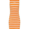 Tommy Jeans Dress - TJW SIDE SLIT STRIPE DRESS orange