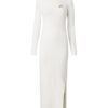 Tommy Jeans Dress - TJW SIGNATURE SWEATE white
