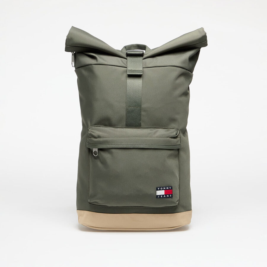 Tommy Jeans Essential Daily Rolltop Backpack Green Universal-alacsony-ár