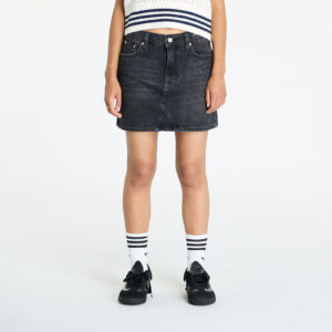 Tommy Jeans Izzie Mini Skirt Denim Black 27-alacsony-ár
