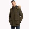 Tommy Jeans Jacket - TJM TECHNICAL PARKA dark green