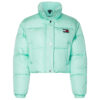 Tommy Jeans Jacket - TJW CROP VEST PUFFER JACKET green