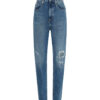 Tommy Jeans Jeans - MOM JEAN UHR TPRD BE734 SVMBRGD blue