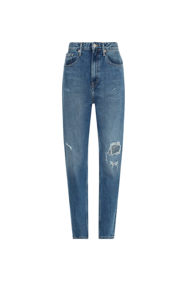 Tommy Jeans Jeans - MOM JEAN UHR TPRD BE734 SVMBRGD blue