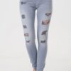 Tommy Jeans Jeans - Natalie 7/8 Zipper MDEST Grey