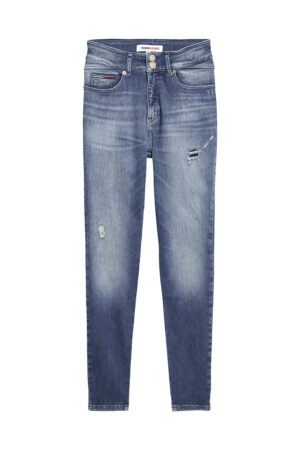 Tommy Jeans Jeans - SHAPE HR SKNY AE333 MEBDYSS blue
