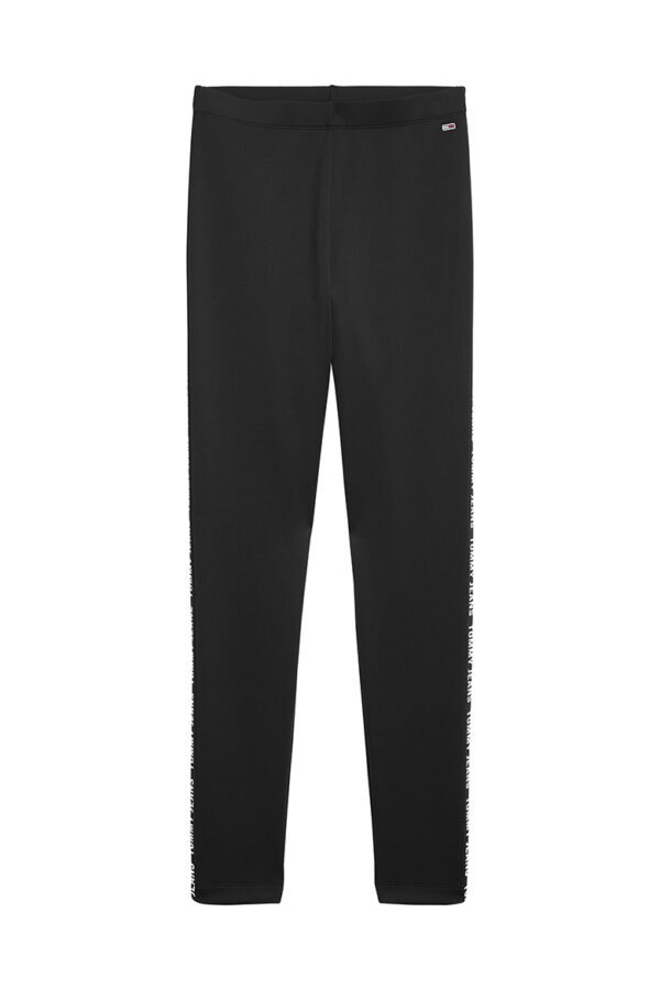 Tommy Jeans Leggings - TJW SKINNY TAPE LEGGINGS black
