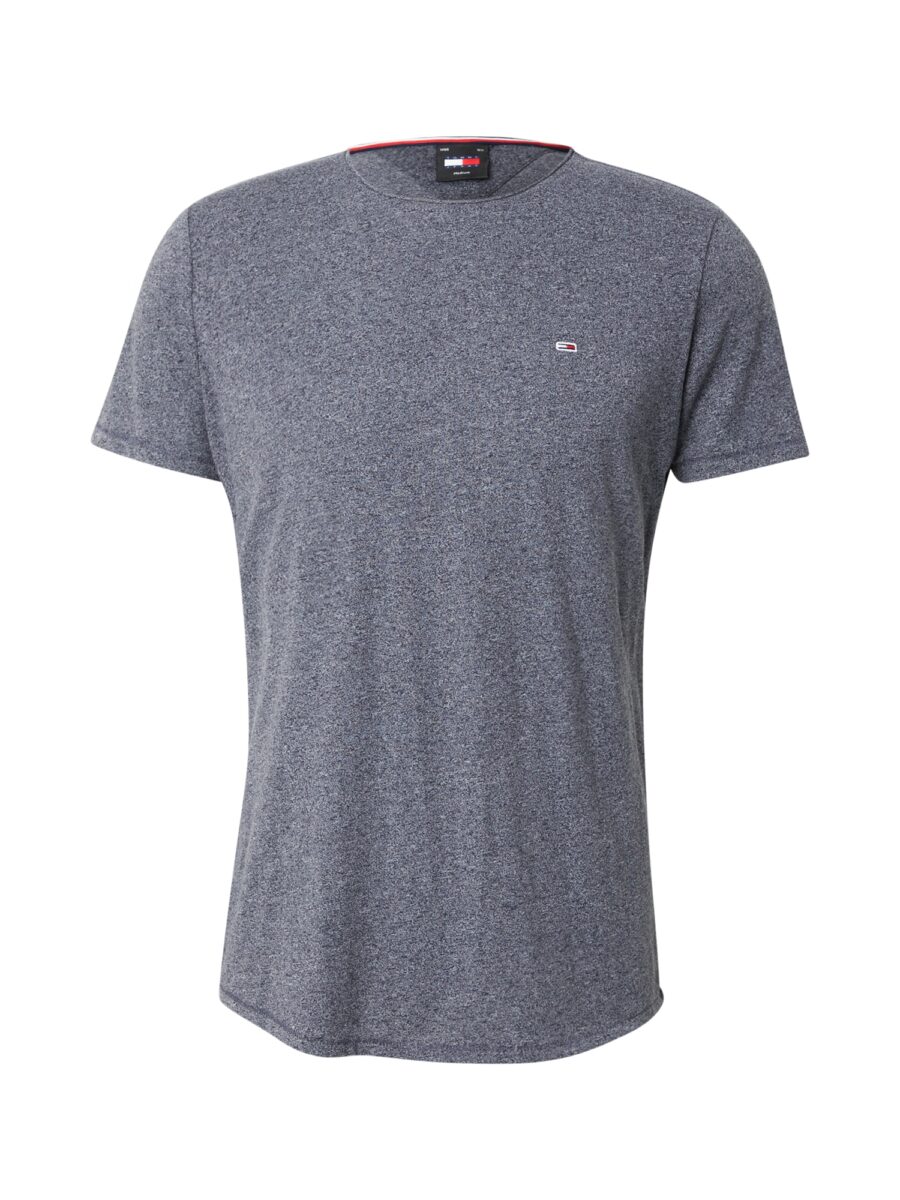 Tommy Jeans Póló 'Jaspe'  tengerészkék / szürke melír / piros / fehér-hu