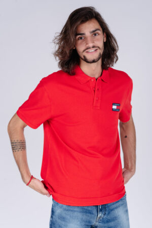 Tommy Jeans Polo shirt - TJM TOMMY BADGE POLO red
