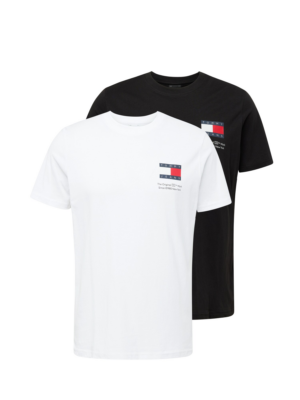Tommy Jeans Póló  tengerészkék / piros / fekete / fehér-Ár