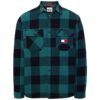 Tommy Jeans Shirt - TJM SHERPA FLANNEL O Green