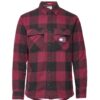 Tommy Jeans Shirt - TJM SHERPA FLANNEL O Red
