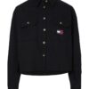 Tommy Jeans Shirt - TJW CROPPED UTILITY SHIRT black