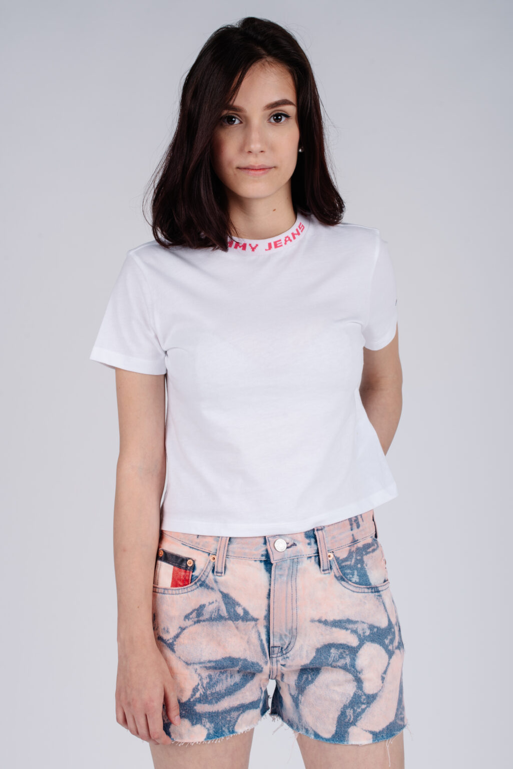 Tommy Jeans Shorts - HOTPANT TDYMB light blue