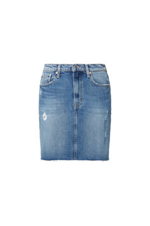 Tommy Jeans Skirt - MOM DNM SKIRT CE737 blue
