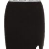 Tommy Jeans Skirt - TJW LOGO WAISTBAND HWK SKIRT black