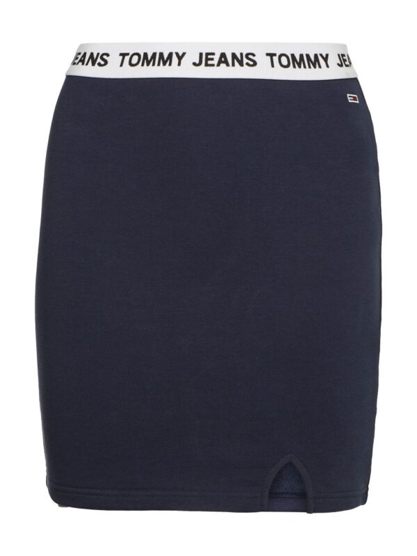 Tommy Jeans Skirt - TJW LOGO WAISTBAND HWK SKIRT blue