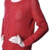 Tommy Jeans Sweater - Christi cn sweater l/s red