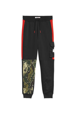 Tommy Jeans Sweatpants - TJM CAMO BLOCK SWEATPANT black