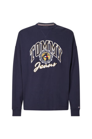 Tommy Jeans Sweatshirt - TJM COLLEGE ARCHIVE CREW blue
