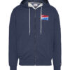 Tommy Jeans Sweatshirt - TJM ESSENTIAL ZIP THROUGH dark blue