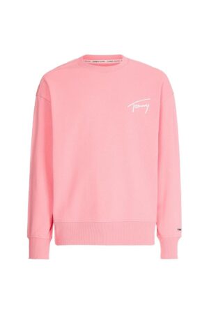 Tommy Jeans Sweatshirt - TJM TOMMY SIGNATURE CREW pink