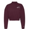Tommy Jeans Sweatshirt - TJW BXY CROP SIGNATU red