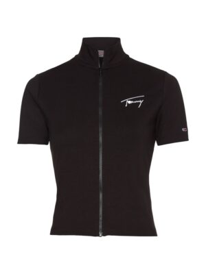 Tommy Jeans Sweatshirt - TJW REG SIGNATURE ZIP THRU black Tommy Jeans Sweatshirt - TJW REG SIGNATURE ZIP THRU black