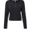 Tommy Jeans Sweatshirt - TJW SLIM TAPE HOODIE LS black
