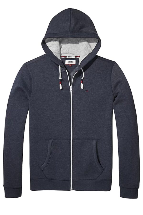 Tommy Jeans Sweatshirt - TOMMY HILFIGER TJM ORIGINAL ZIP HOODIE grey