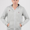 Tommy Jeans Sweatshirt - TOMMY HILFIGER TJM ORIGINAL ZIP HOODIE grey