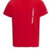 Tommy Jeans T-Shirt - TJM ENTRY VERTICLE TEE red