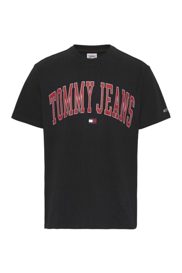 Tommy Jeans T-shirt - TJM CLASSIC COLLEGIA black