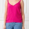 Tommy Jeans Top - TJW SOLID STRAP CAMI pink