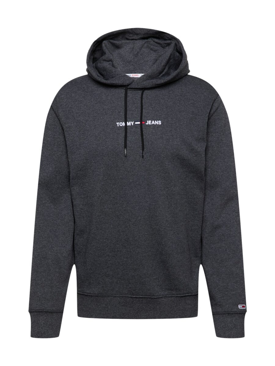 Tommy Jeans Tréning póló 'Essential'  piros / fekete melír / fehér-hu
