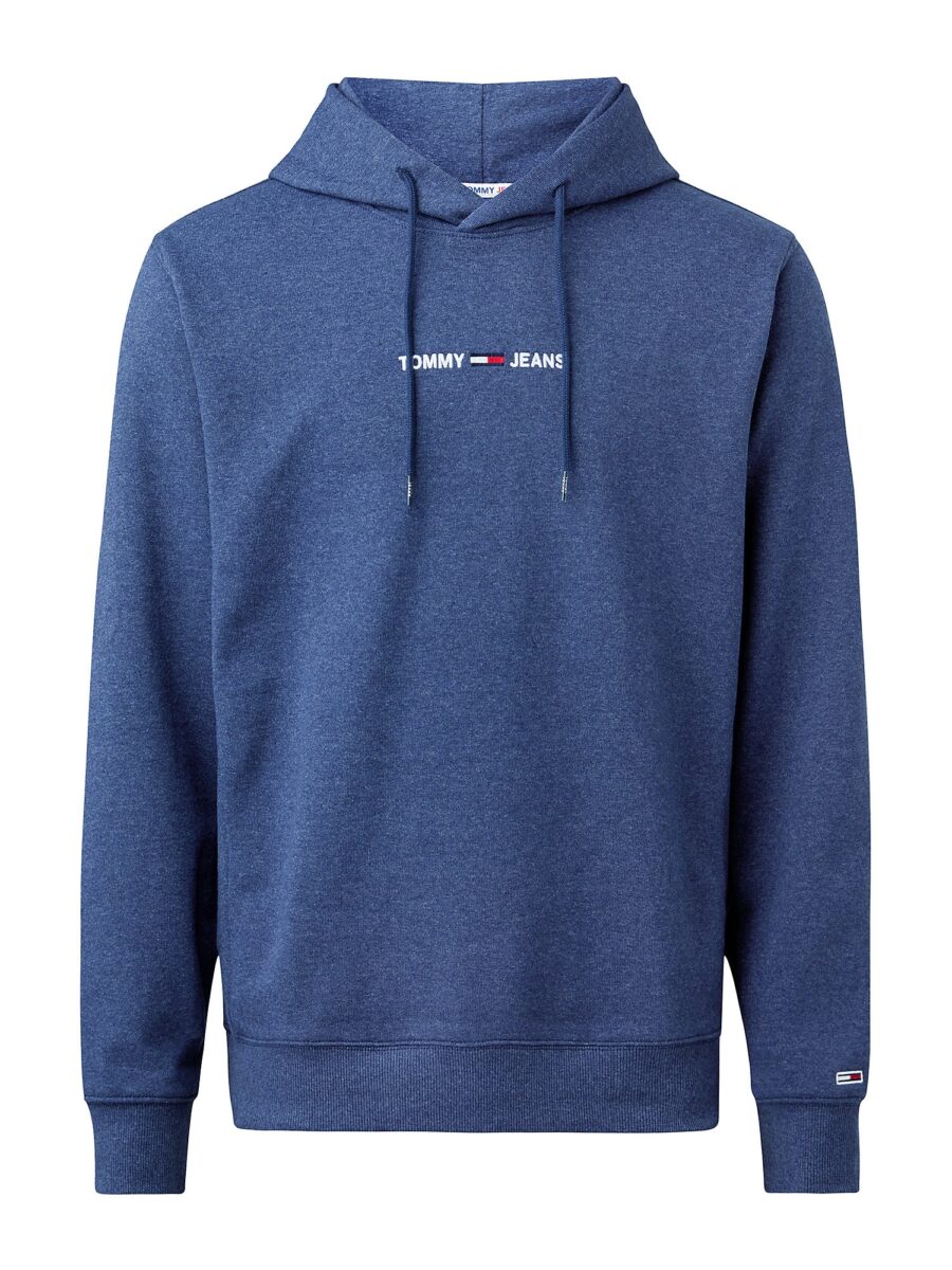 Tommy Jeans Tréning póló 'Essential'  tengerészkék / kék melír / piros / fehér-hu