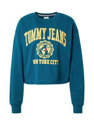 Tommy Jeans Tréning póló  ciánkék / méz / piros / fehér-Hungary