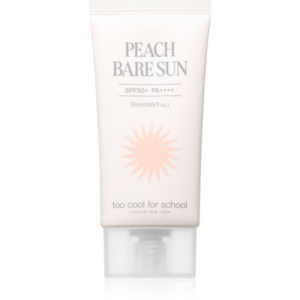 Too Cool For School Peach Bare Sun napozókrém arcra SPF 50+ 50 ml
