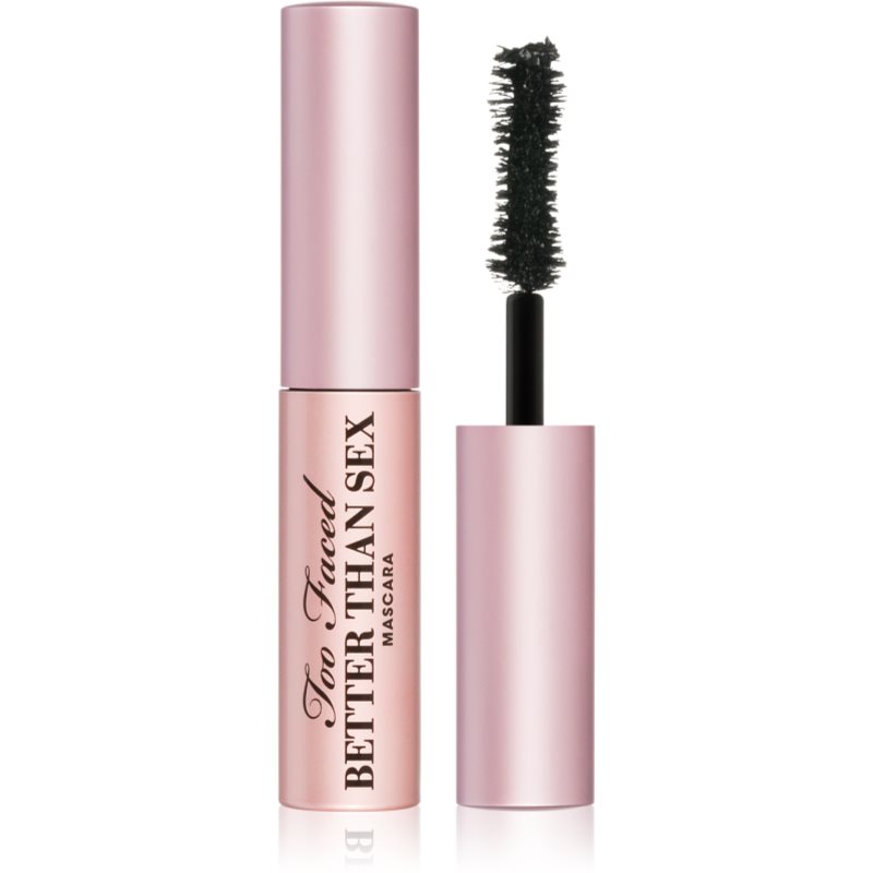Too Faced Better Than Sex Mascara Travel Size szempillaspirál a maximális dús hatásért árnyalat Black 4