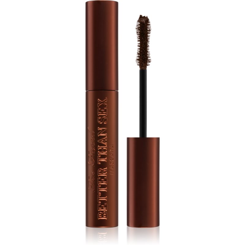 Too Faced Better Than Sex Volumizing Mascara dúsító és hosszabbító szempillaspirál árnyalat Chocolate 8 ml-Ár