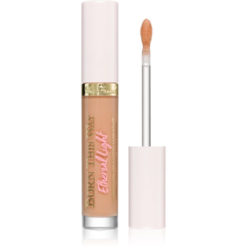 Too Faced Born This Way Ethereal Light Illuminating Smoothing Concealer élénkítő korrektor hidratáló hatással árnyalat Biscotti 5 ml-Ár