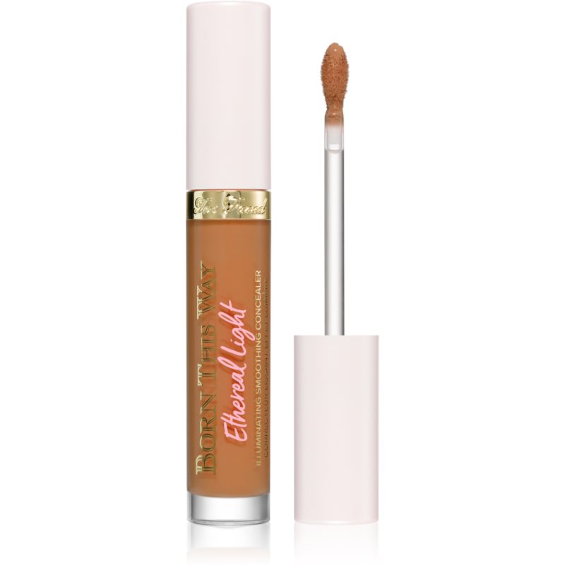 Too Faced Born This Way Ethereal Light Illuminating Smoothing Concealer élénkítő korrektor hidratáló hatással árnyalat Caramel Drizzle 5 ml-Ár