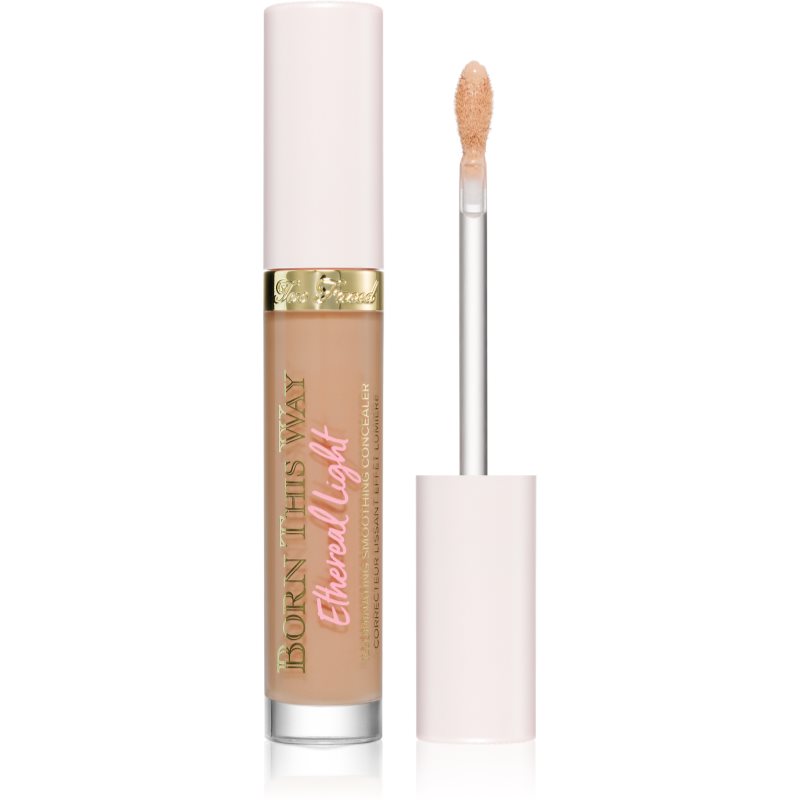 Too Faced Born This Way Ethereal Light Illuminating Smoothing Concealer élénkítő korrektor hidratáló hatással árnyalat Pecan 5 ml-Ár