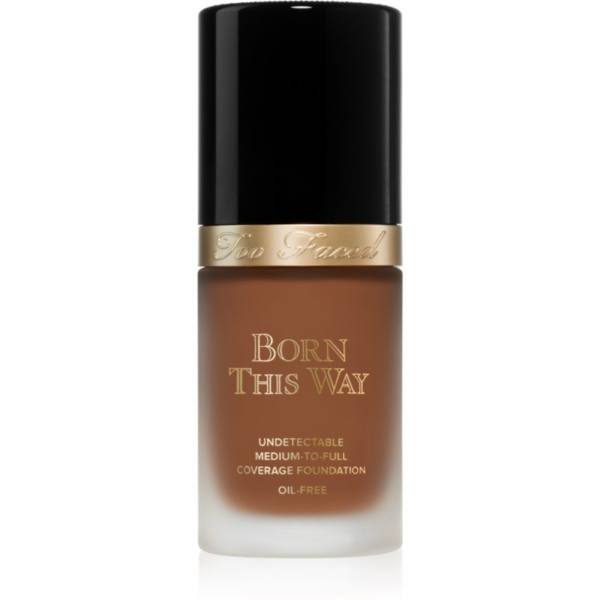 Too Faced Born This Way Flawless Coverage Natural Finish Foundation fedő hatású alapozó természetes hatásért árnyalat Hazelnut 30 ml-Ár