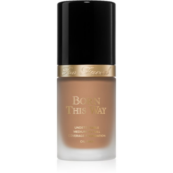 Too Faced Born This Way Flawless Coverage Natural Finish Foundation fedő hatású alapozó természetes hatásért árnyalat Light Beige 30 ml-Ár